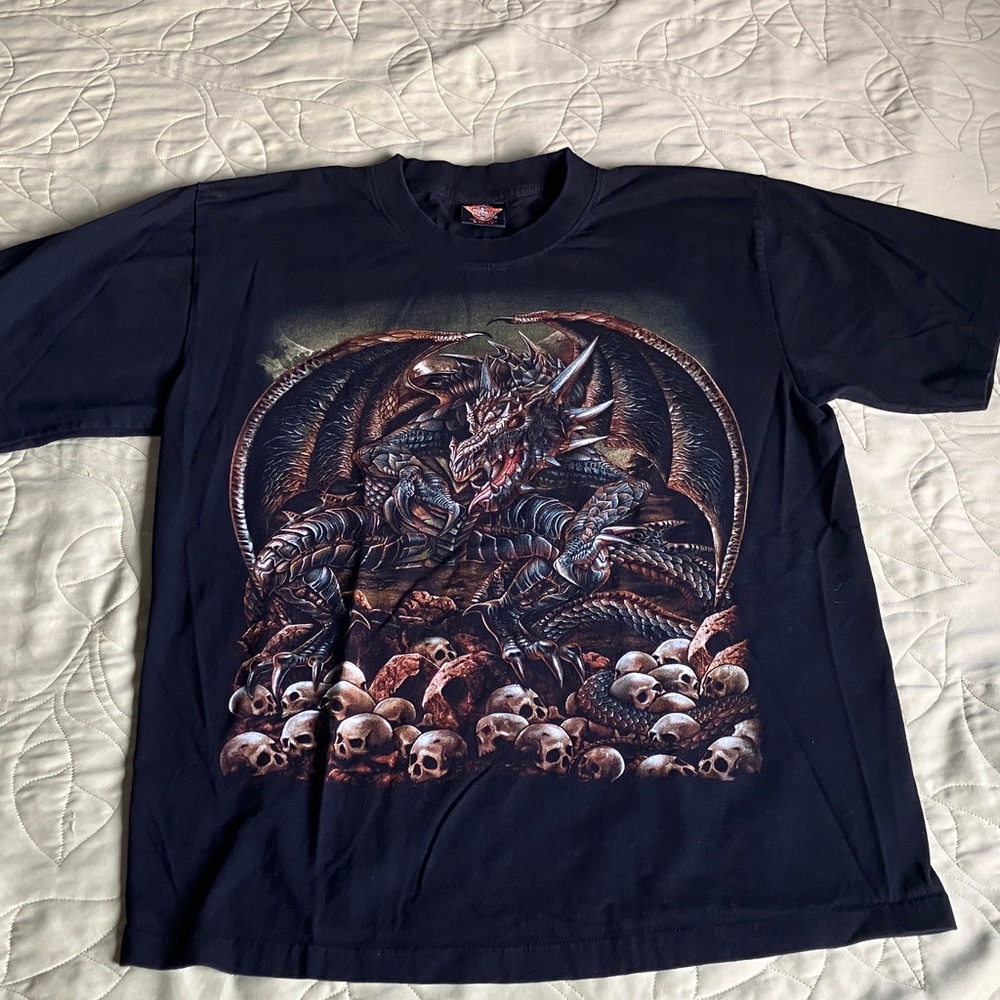 Men's Black Dragon Graphic Tee